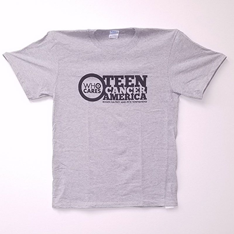 Teen Cancer America T-Shirt Grey